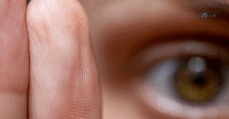 Close up of EMDR therapy hand movement used for trauma treatment at Empower Health Group